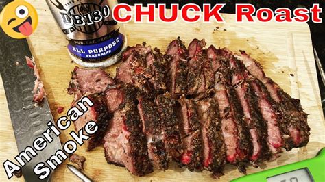 How To Smoke A Chuck Roast Like A Brisket On The Vertical Pellet Smoker Youtube