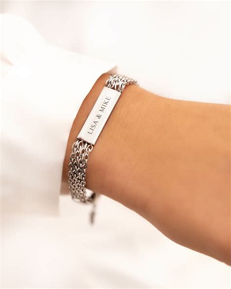 Armband Graveren Graveerbare Armband Met Naam Finaste