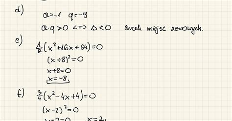 Powt Rka Przed Matur Matematyka Zadania Kl Lo