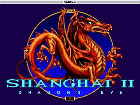 Shanghai Ii Dragon S Eye Screenshots For Macintosh Mobygames