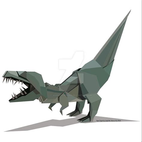 T Rex Origami by JuanchoDexigns on DeviantArt