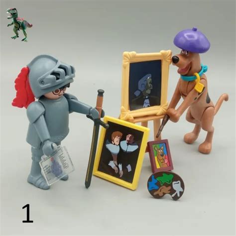 Playmobil Scooby Doo Peintre Artiste Chevalier M Di Val Portrait