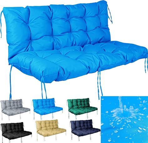 Amazon.com: AHWEKR Outdoor Swing Cushions, Waterproof Bench Cushion for ...