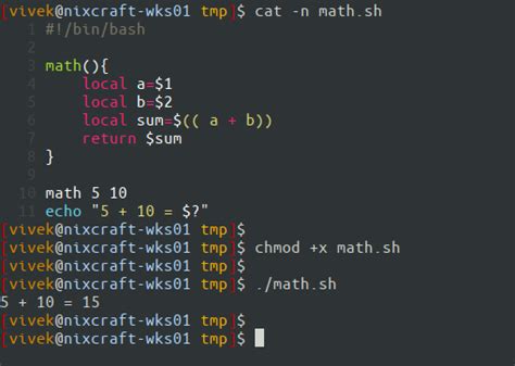 Pass Arguments Into A Function Linux Shell Scripting Tutorial