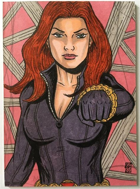 Black Widow By Sean Stannard Marvel Knights Natalia Romanova Marvel