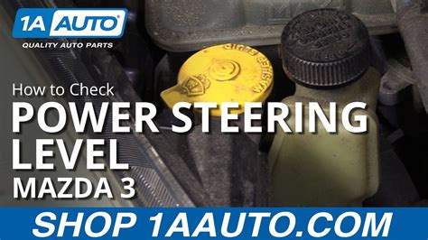 How To Check And Add Power Steering Fluid 08 13 Mazda 3 Youtube