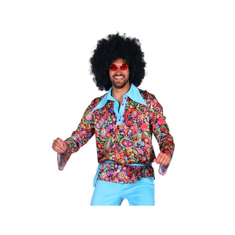 Hippie Kostuum Paisley Heren Jokershop Be Flower Power Kleding