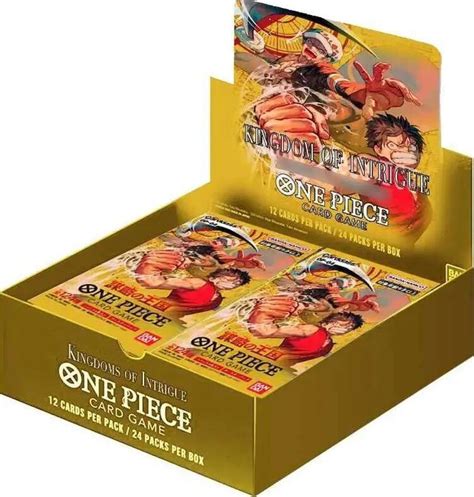 One Piece TCG Kingdoms Of Intrigue Booster Display OP04 EN Yu Gi