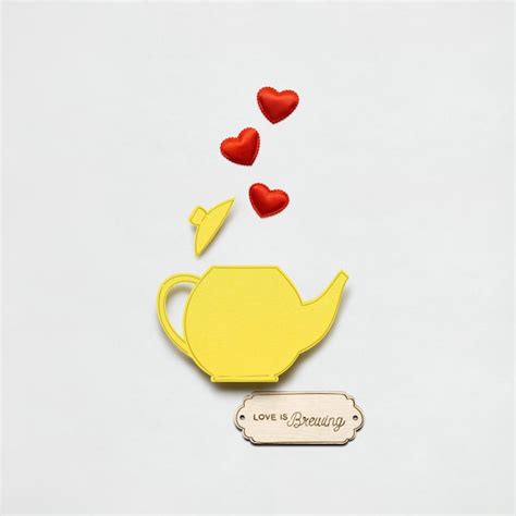 Premium Photo | Love is brewing
