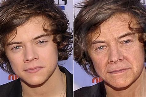 Harry Styles Of One Direction As An Old Man