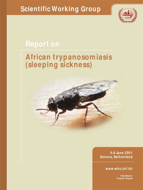 African Sleeping Sickness Report. | Epidemiology | Public Health | Free ...