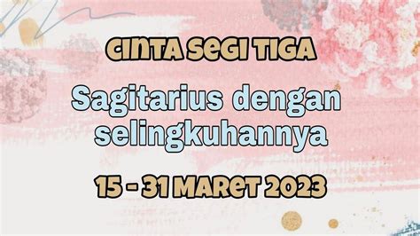 Sagitarius Selingkuhannya Maret Tarotindonesia