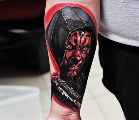 Darth Maul tattoo by Jakub Hanus | Post 16735