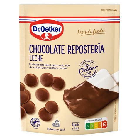 Chocolate con leche para fundir especial repostería Dr Oetker 150 g