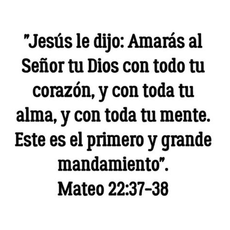 Amarás al Señor tu Dios con todo tu corazón Biblia