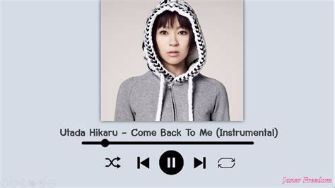 Utada Hikaru Come Back To Me Instrumental YouTube