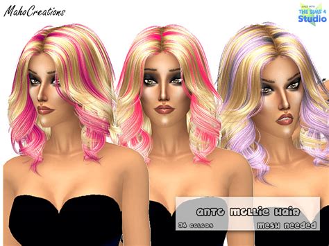 Anto Mollie Hair Recolor Mesh Needed The Sims Catalog