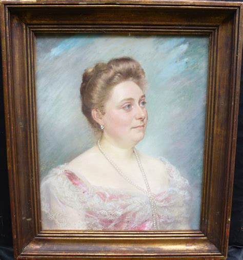 Portrait De Femme Ecole Française Du Début Du XXème Siècle 1902 Pa