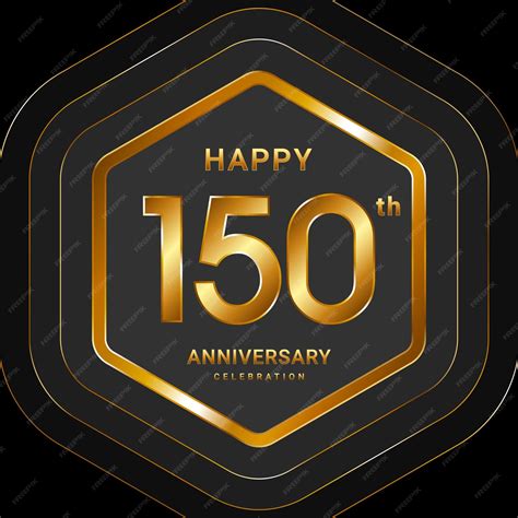 Premium Vector | 150th anniversary
