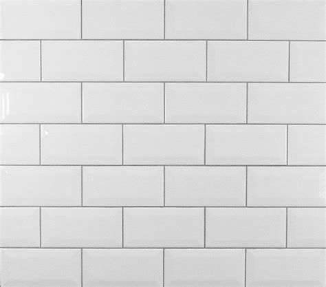 Classic 3x6 Beveled Ceramic Subway Tile In White