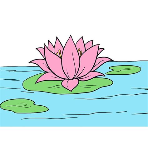 How To Draw A Lotus Flower Really Easy Drawing Tutorial Lotus