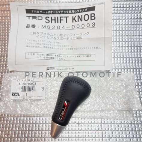 Jual TRD Shift Knob Gear Knob Matic AT Ori Japan Innova Reborn Fortuner