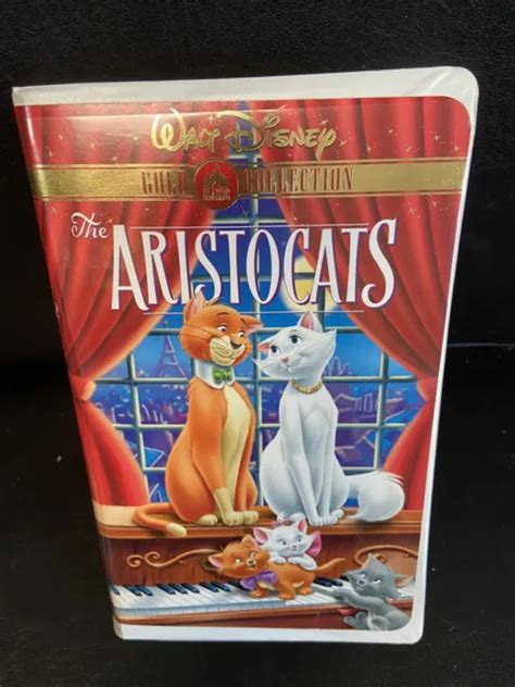 Walt Disney Gold Classic Collection The Aristocats Vhs Clamshell Tested