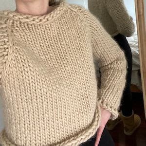 Beginner Friendly Knitting Pattern Gallant Sweater Chunky Cropped