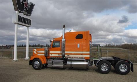 2021 Western Star 4900ex With Custom Orange Blossom Paint Western Star Trucks North Edmonton