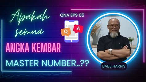 Angka Berapa Aja Sih Yang Tergolong Master Number Babe Harris