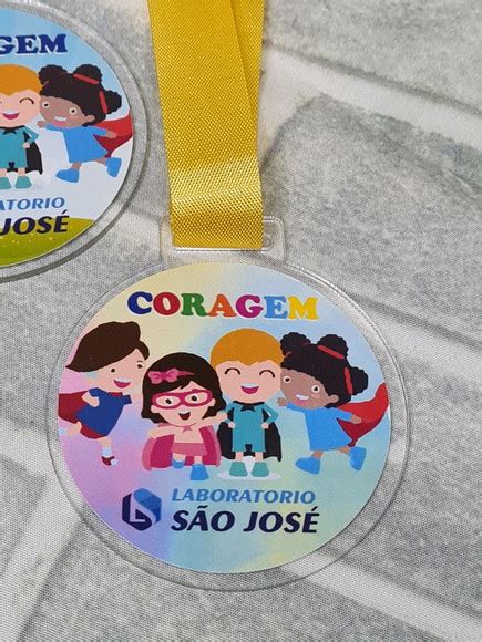 Medalhas de Acrílico personalizadas Elo7 Produtos Especiais