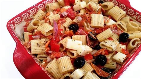 Italian Rigatoni Salad Recipe Just A Pinch Recipes