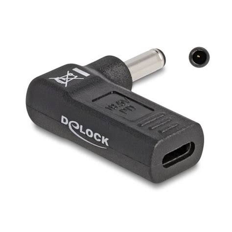 Adaptor Laptop Delock Usb Type C La Dell 45x30mm Unghi 90 Grade