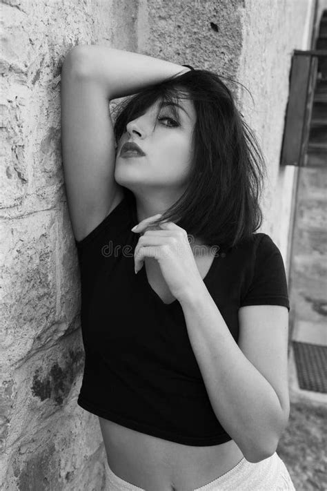 So Stunning Stock Image Image Of Glamour Brunette Lips 64162553