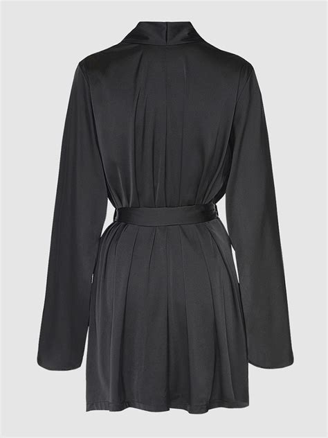 Petra Satin Short Robe - Fredericks of Hollywood – Frederick's of Hollywood