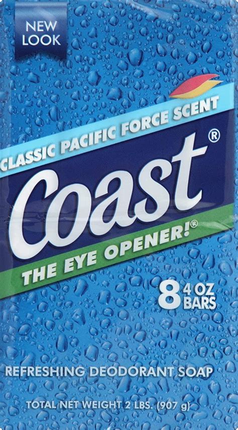 Coast Refreshing Deodorant Soap Classic Scent 4 Oz 8 Ea Pack Of 2