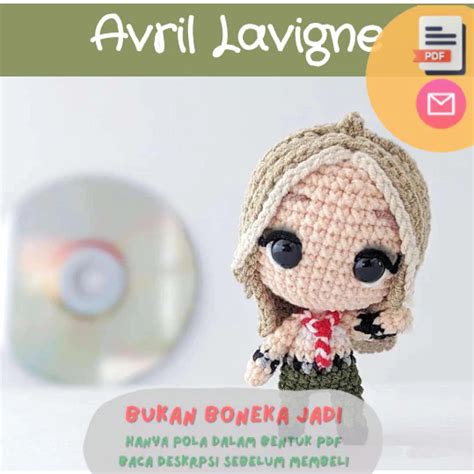 Jual Avril Lavigne Pdf File Amigurumicrochet Pattern Shopee Indonesia