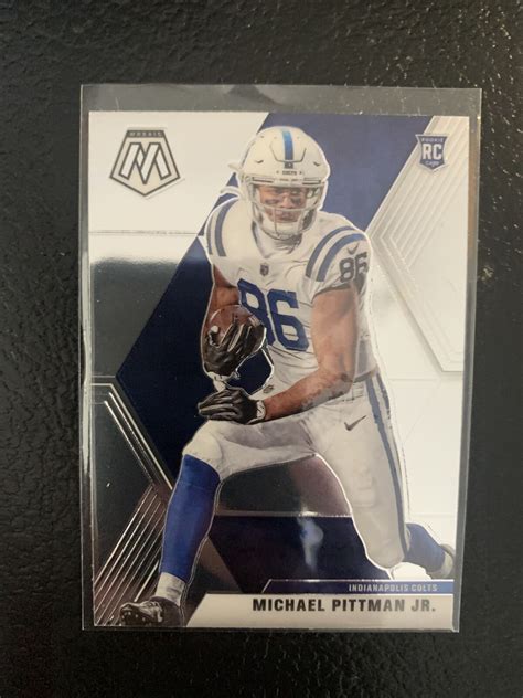 2020 Michael Pittman Jr Panini Mosaic Base 214 Rookie Card RC Colts