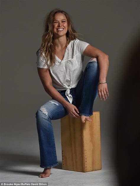 Ufc Champion Ronda Rousey Stars In Denim Campaign She Helped To Shape For Athletic Physiques