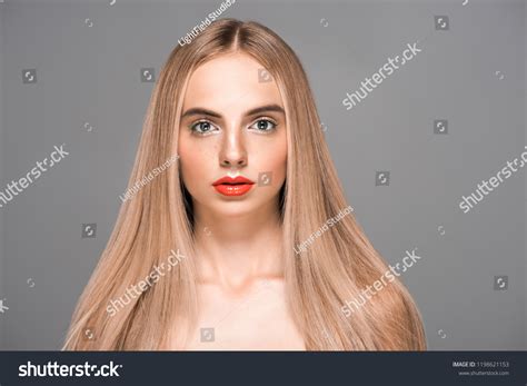 Beautiful Young Naked Woman Long Hair ภาพสตอก 1198621153 Shutterstock
