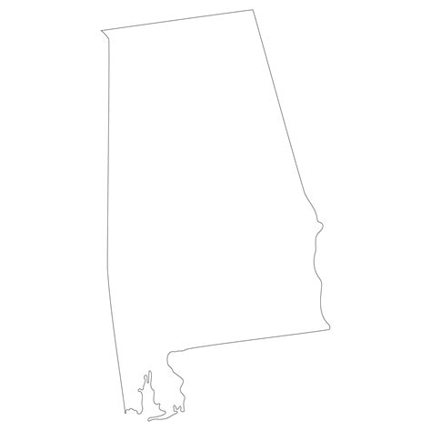 Alabama state map 35866229 PNG