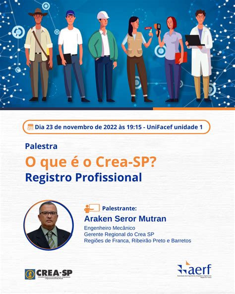 Palestra O que é o Crea SP Registro Profissional AERF