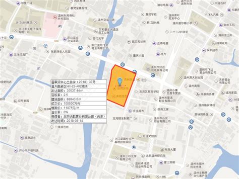 （最新成交）零溢价！远洋1055亿元竞得高新区商住地首入温州，楼面价11875元㎡地块