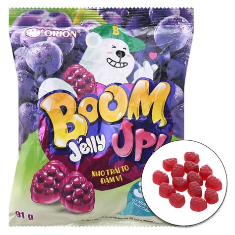 Kẹo dẻo boom vị nho Orion gói 91g có bán tại Bách hoá XANH