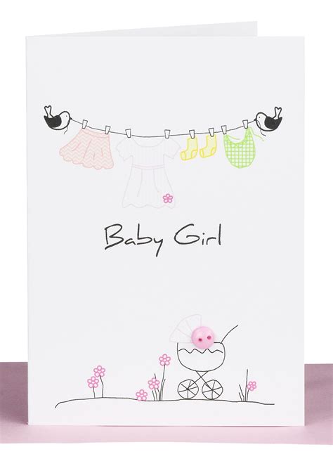 Baby Cards For Baby Girls Lils Wholesale Handmade Cards