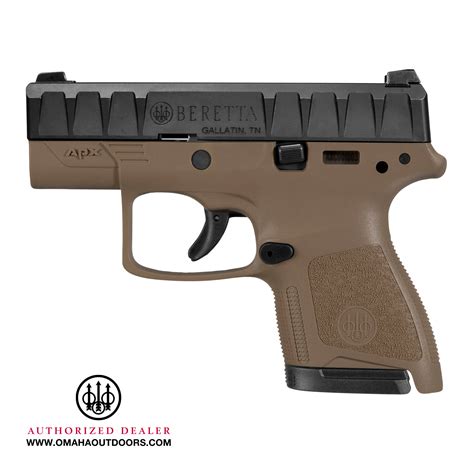 Beretta APX Carry FDE Pistol 6 8 RD 9mm JAXN92005 Omaha Outdoors