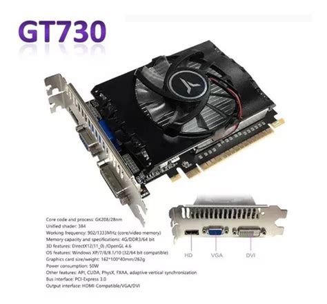 Tarjetas De Video Pc Original Geforce Yeston Gt730 4gb Envío gratis