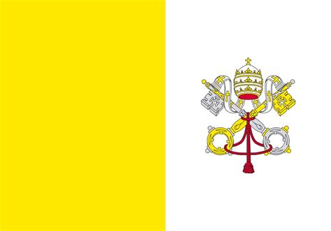 Bandeira Do Vaticano Uma Face X Cm Elo