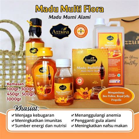 Jual Madu Murni Multiflora 450 Gr Shopee Indonesia