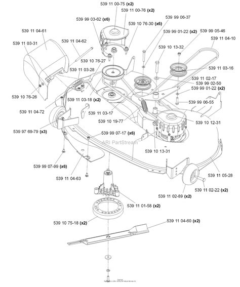 Husqvarna Inch Mower Deck Parts Diagram Husqvarna Inch